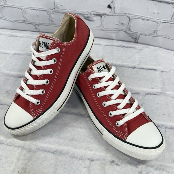 Converse Chuck Taylor All Star Ox Sneakers Unisex M 8 W 10 Red Cinnabar‎ 125808F - Picture 11 of 11